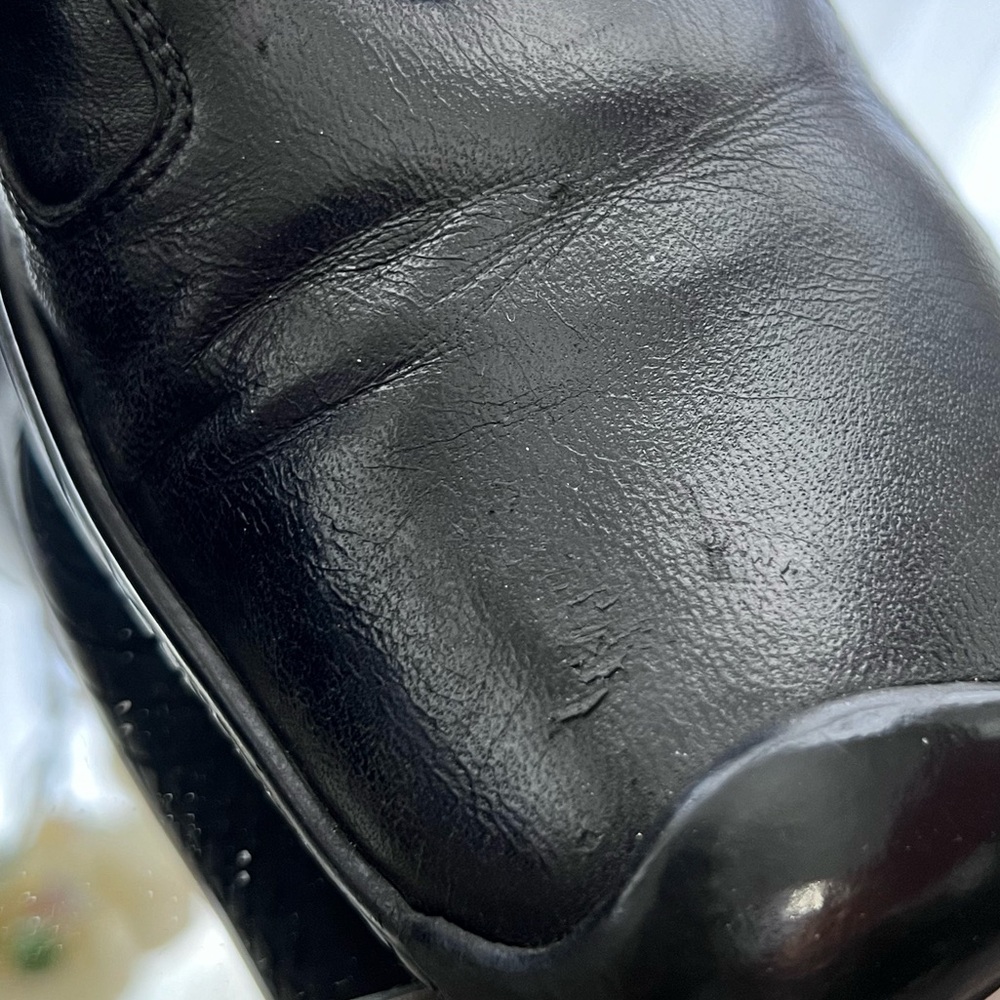 Women’s vintage Prada, Italian leather loafers with drawstring….. - Picture 9 of 12